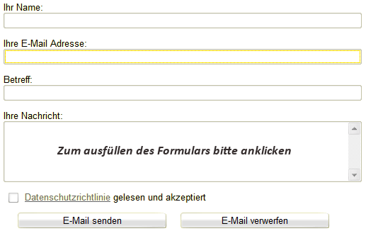 Bitte hier klicken um das E-Mail Formular auszufüllen